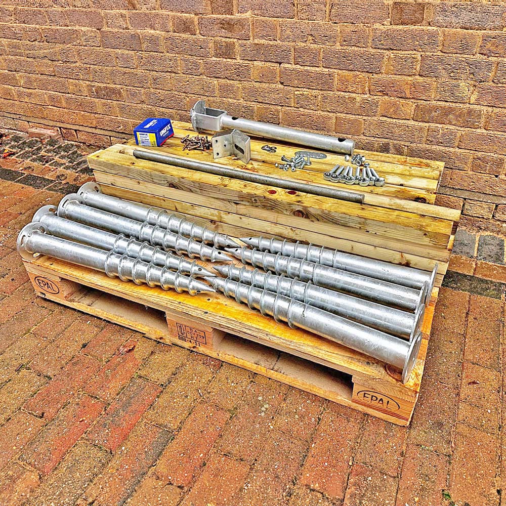 Shire Gorilla Base DIY 1 Ground Screw Foundation Kit Image 8