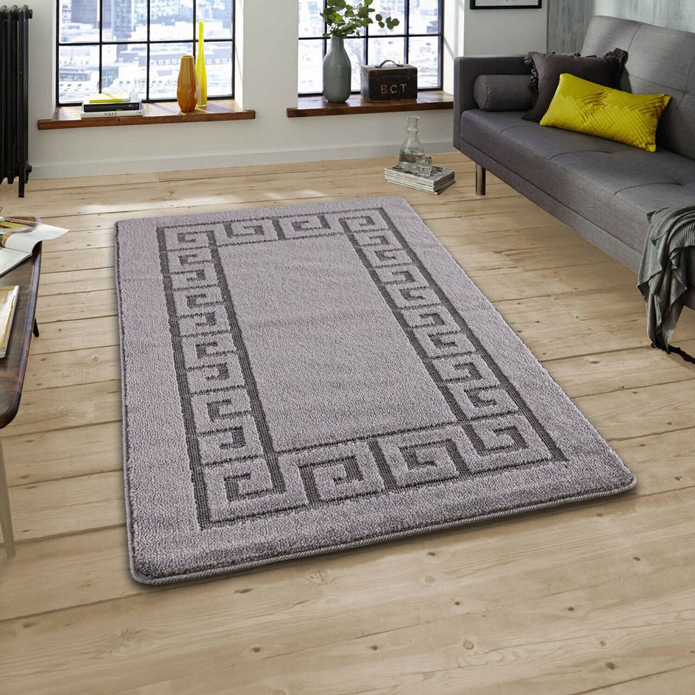 Smart Living Dark Grey Plain Gel Back Non-Slip Door Mat 50 x 80cm Image 3