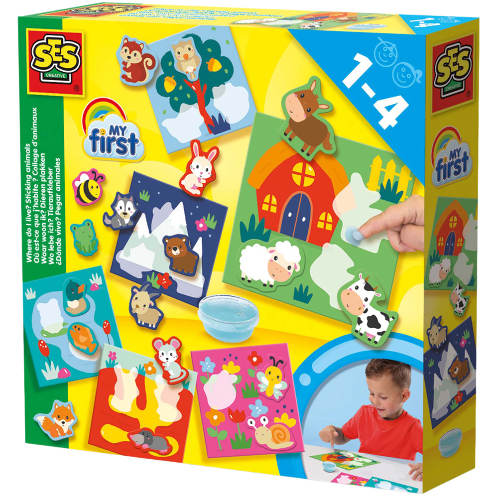 SES Creative My First Where Do I Live Animal Stickers Activity Set Image 1