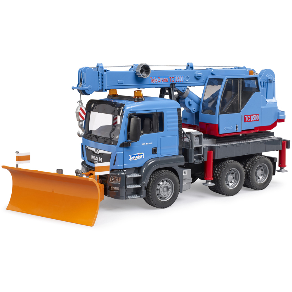 Bruder Kids MAN TGS Crane Truck Playset Model Image 8