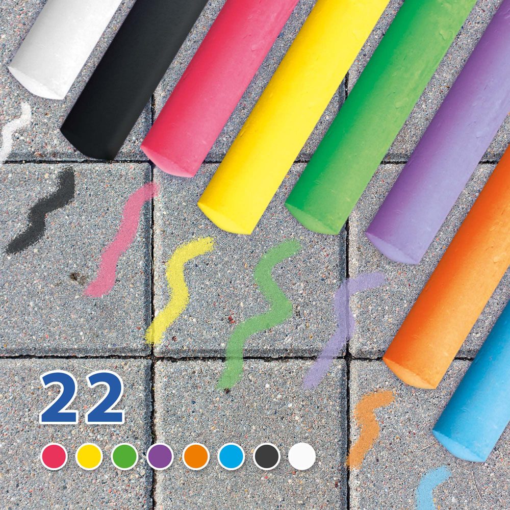 SES Creative Playground Chalk Bucket 22 Pack Image 3