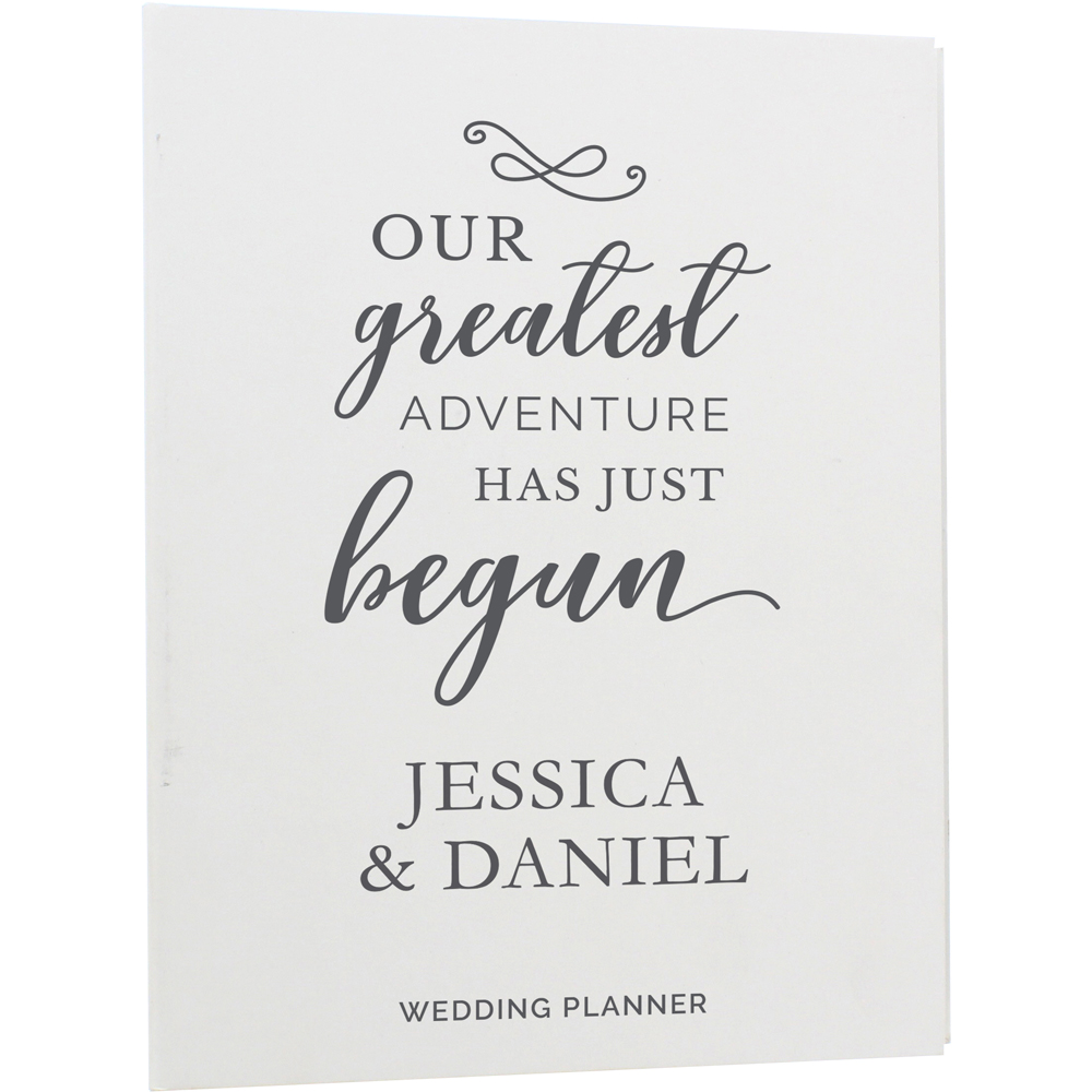 Personalised Memento Personalised Our Greatest Adventure Wedding Planner Image 1