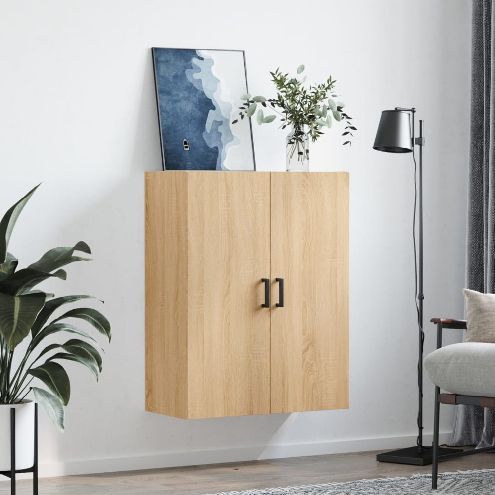 vidaXL 2 Door Sonoma Oak Wall Mounted Cabinet Image 3
