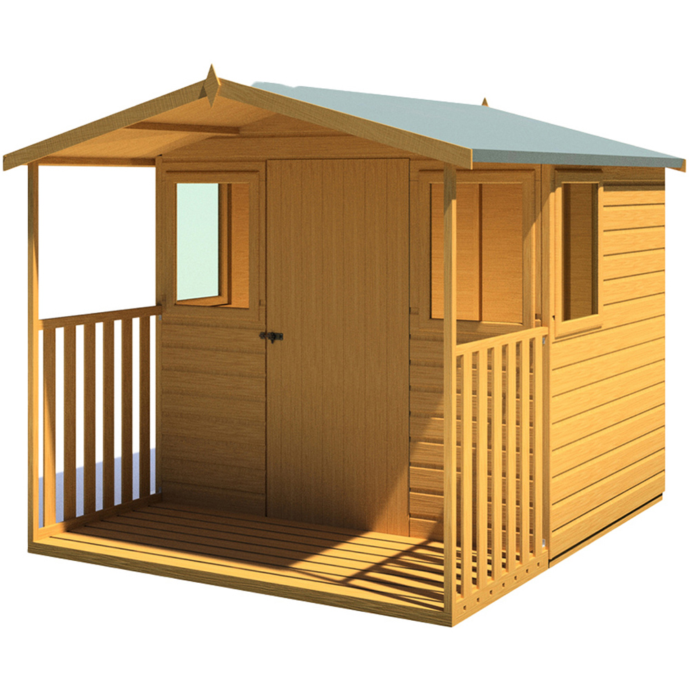 Shire Orkney 7 x 8ft Shiplap Apex Garden Shed Image 2