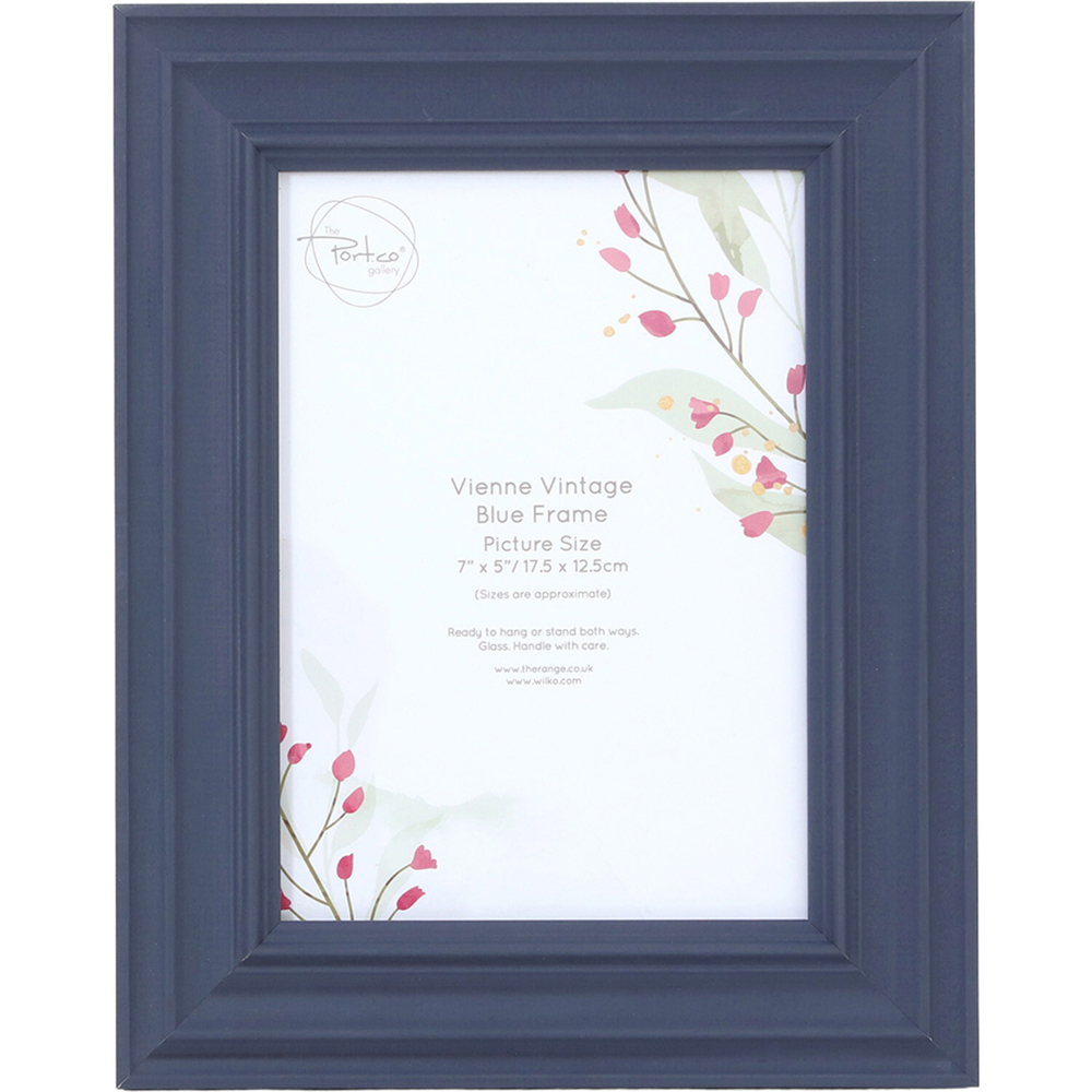 Vienne Vintage Photo Frame Blue Image 3