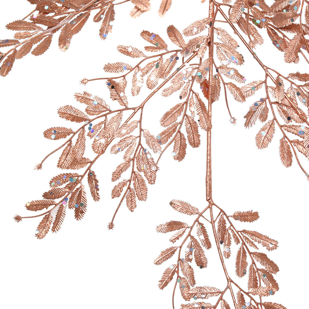 Single Glitter Leaf Branch Pick in Assorted styles Image 2