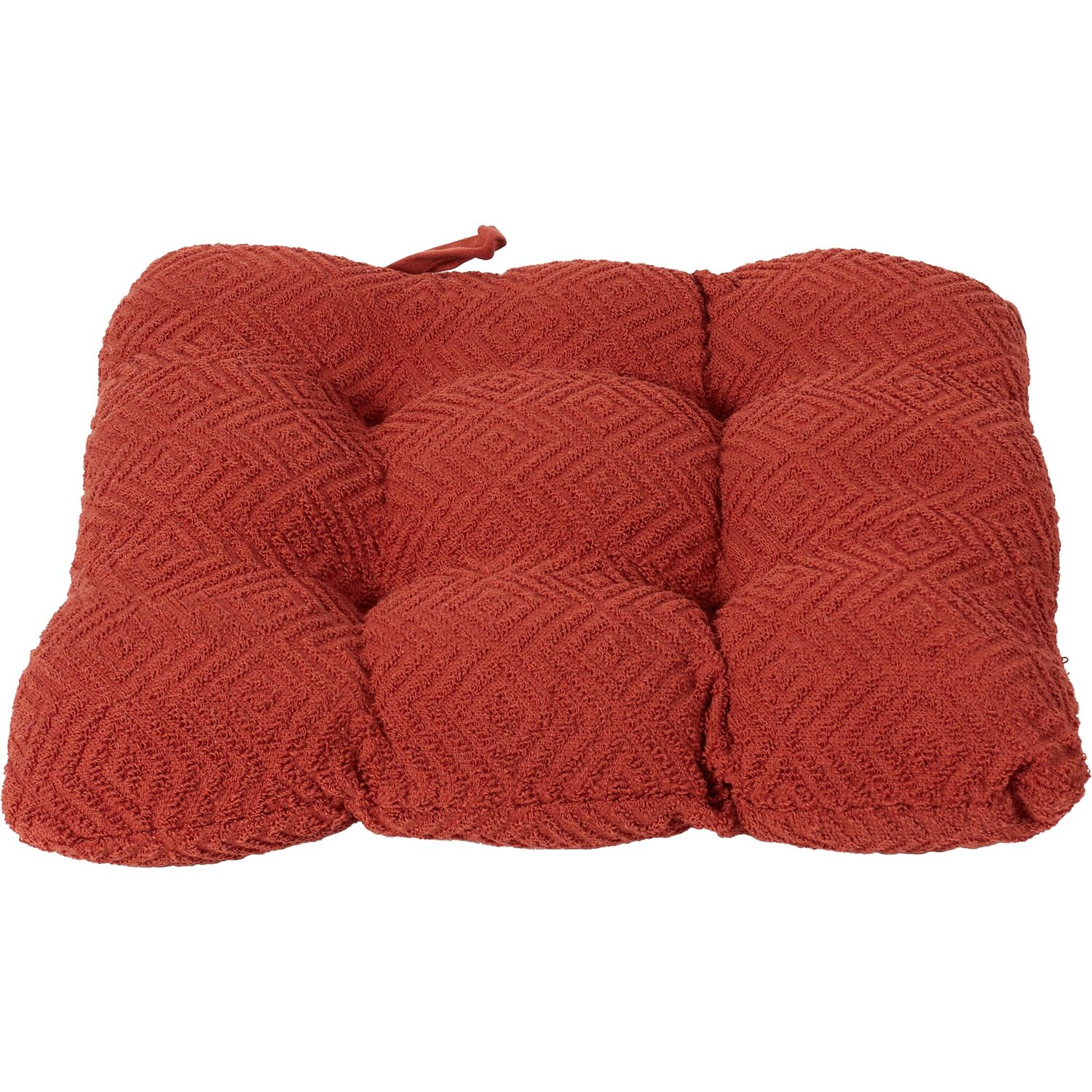 Divante Diamond Textured Seat Pad - Burnt Orange Image 4