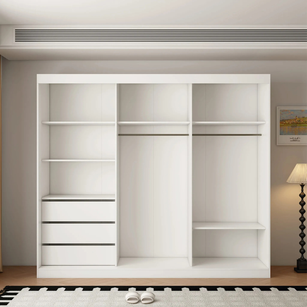 ARTESA Oracle 3 Door Full Mirrored Sliding Wardrobe Image 3