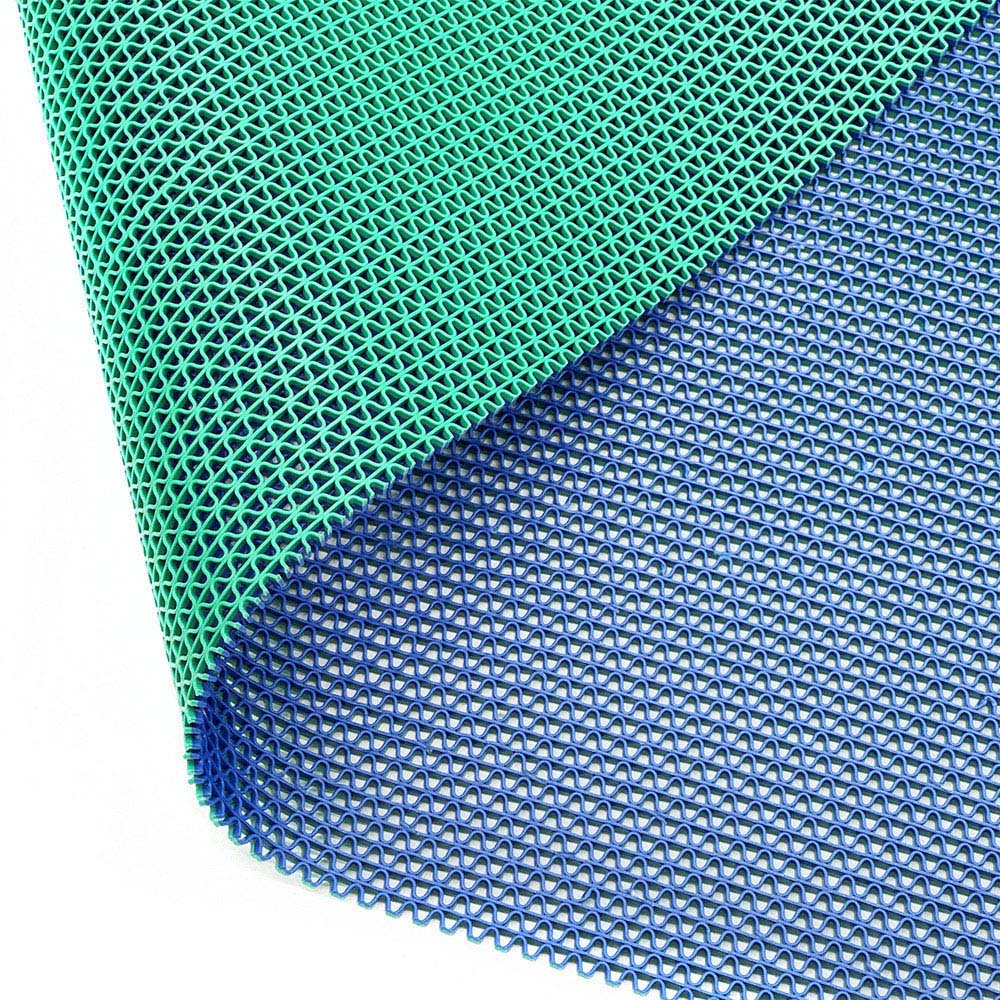 Nicoman Reversible Blue and Green Shower Mat 60 x 40cm Image 3
