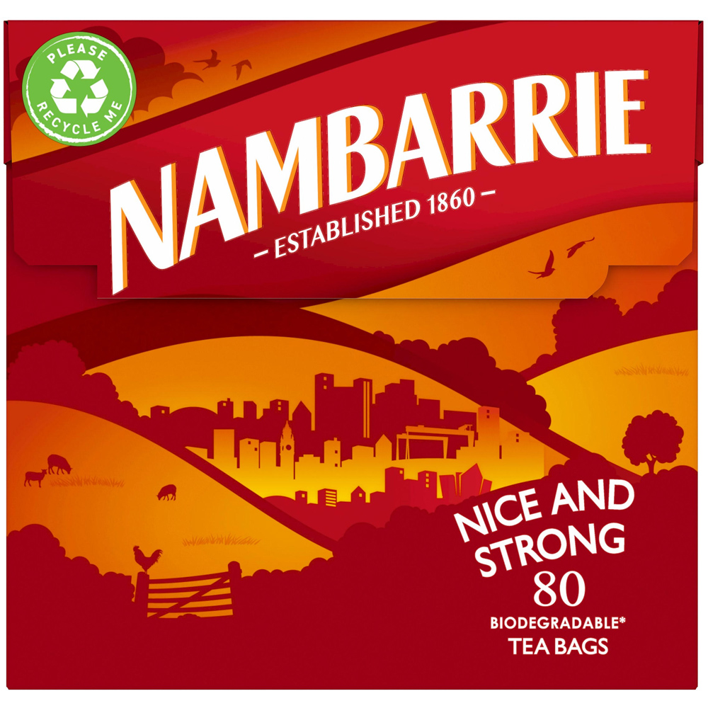 Nambarrie Nice and Strong 80 Tea Bags 232g Image