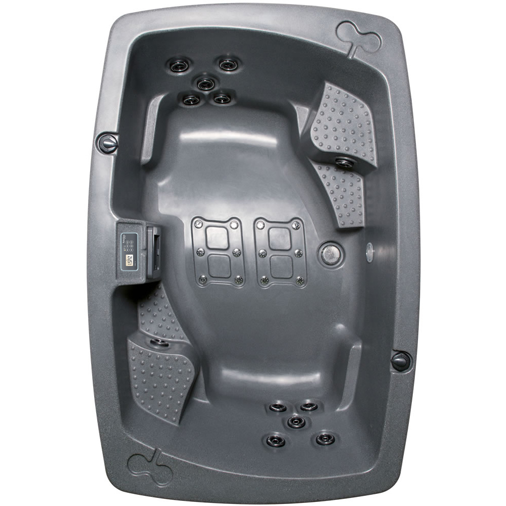 RotoSpa DuoSpa S240 2 to 3 Person Dark Grey Panel Hot Tub Image 3