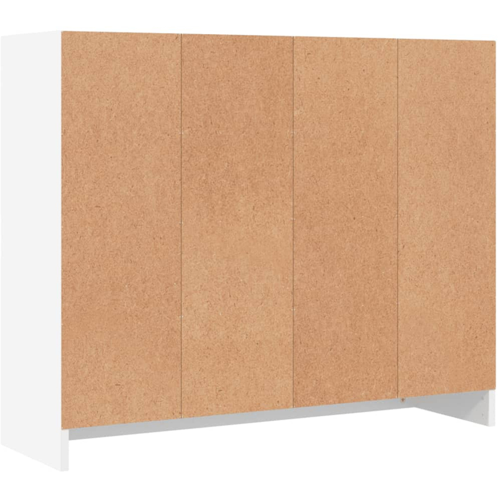 vidaXL 3 Door 3 Drawer White Sideboard Image 8