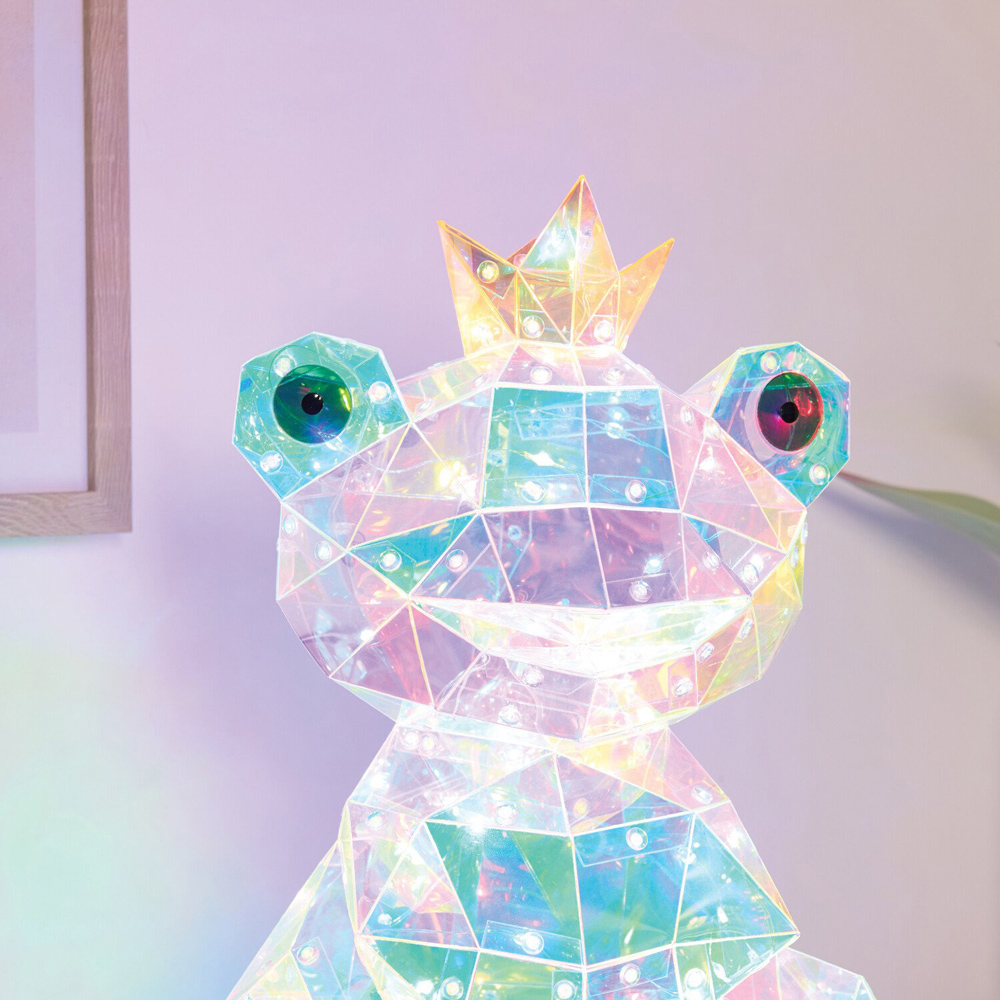 Crystal Effect Iridescent Frog Light Image 6
