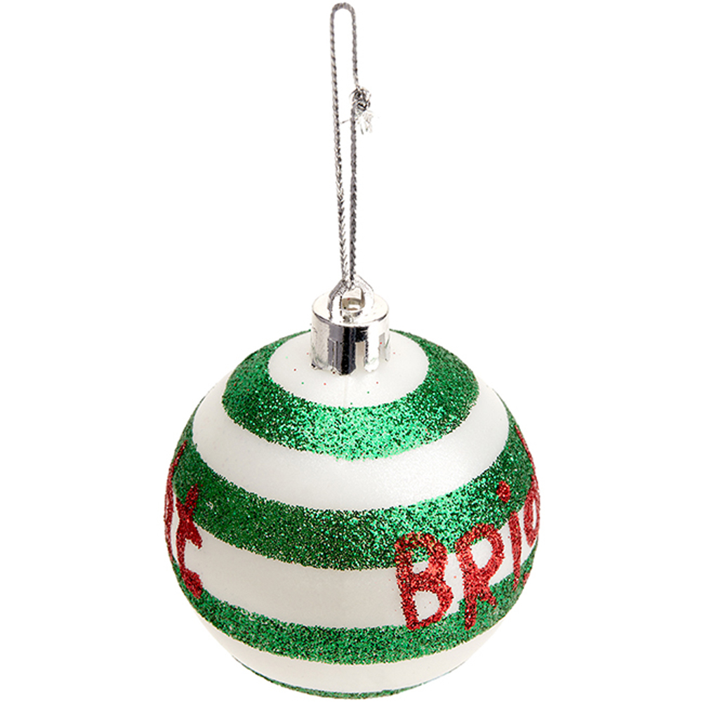 Living and Home Christmas Hanging Bauble 16 Pack Image 4