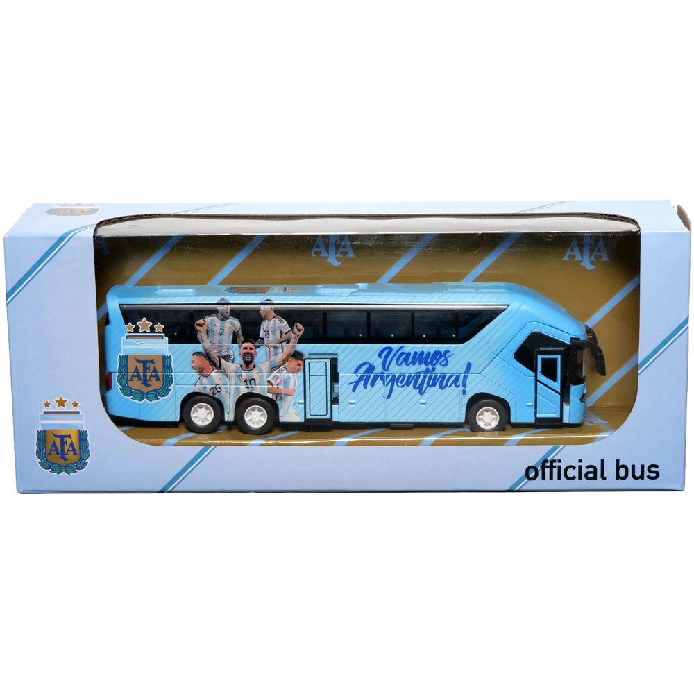 Banbo Argentina Bus Model Football Team Coach Toy Image 7