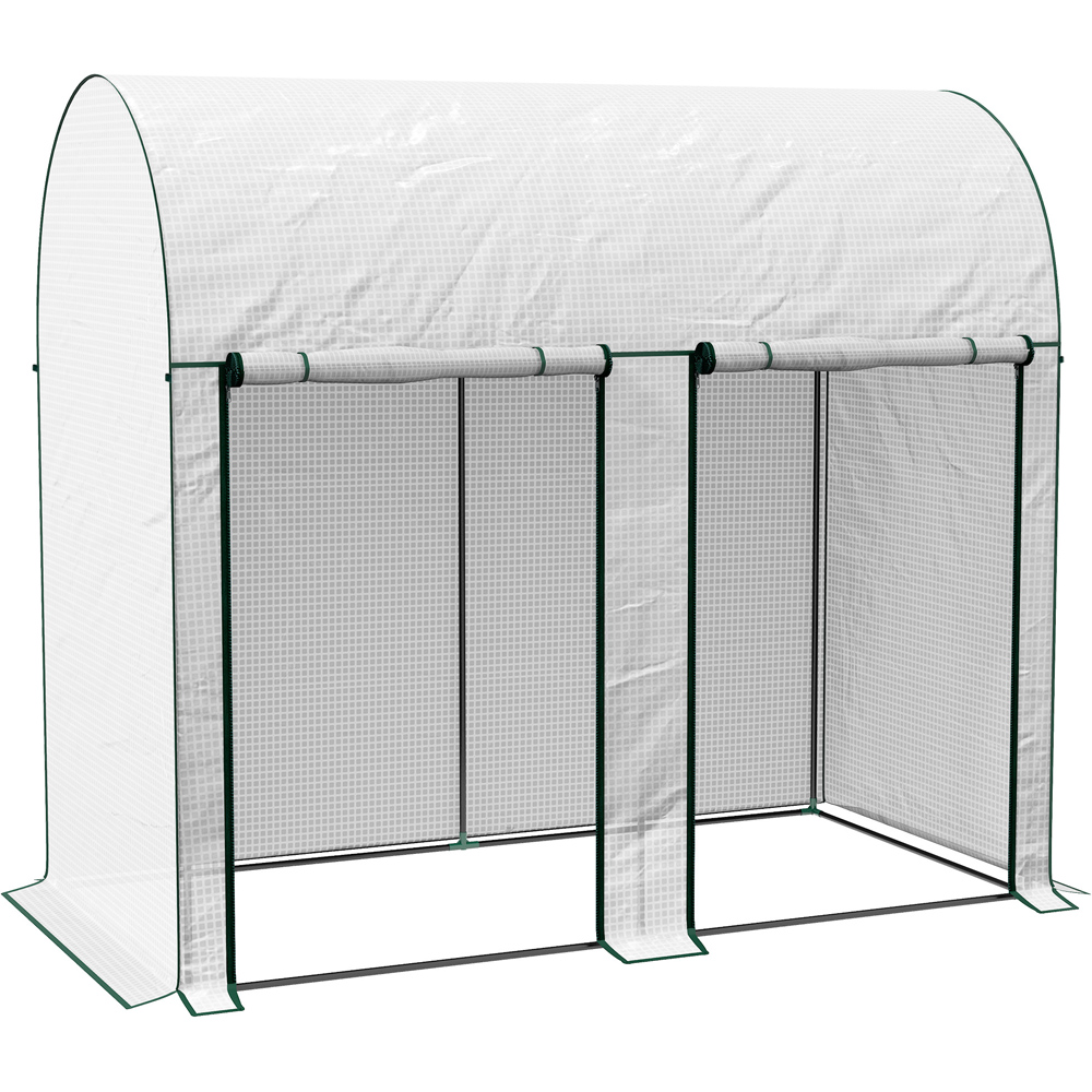 Outsunny 6.56 x 3.28ft Tomato Greenhouse with Roll Up Zipped Doors Image 1
