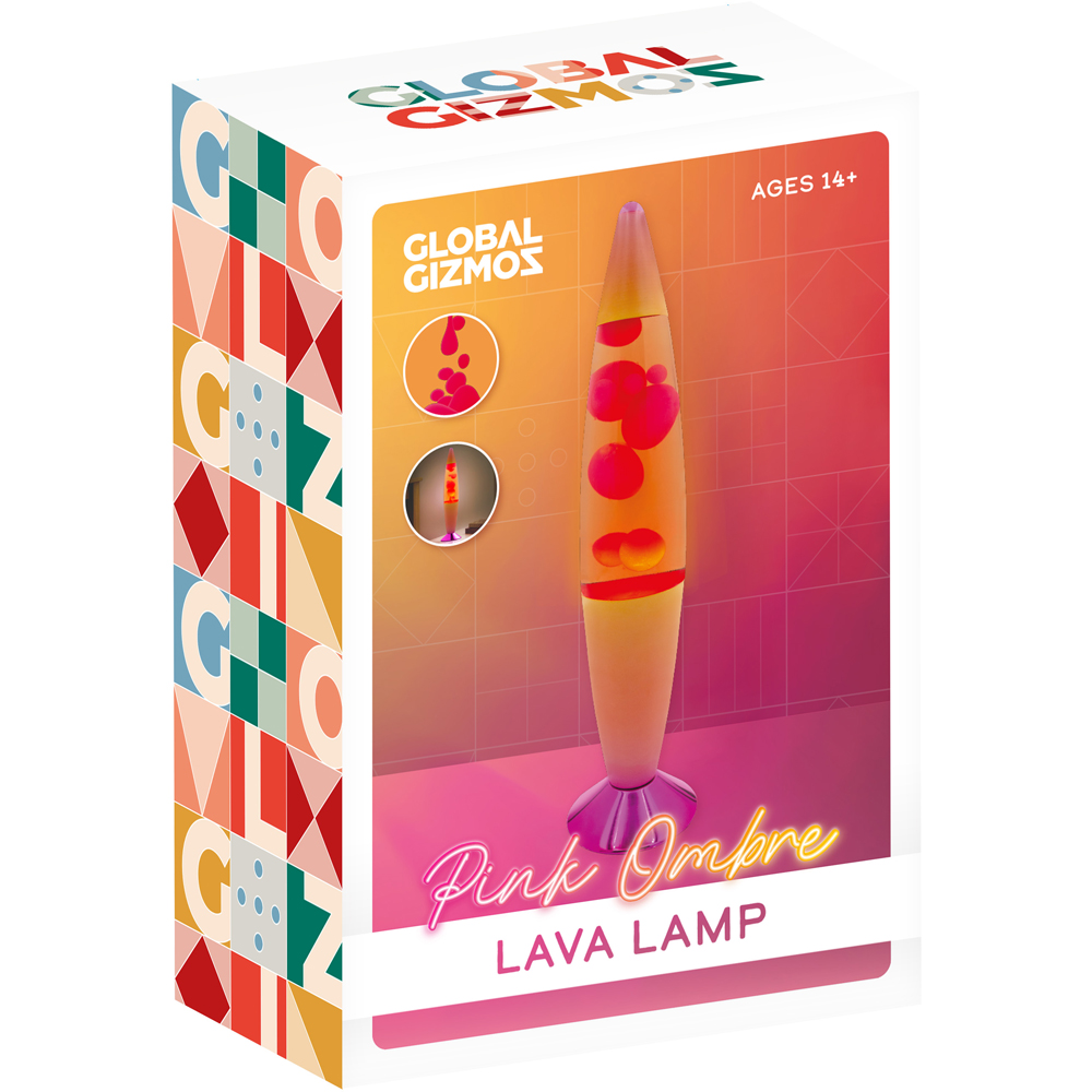 Global Gizmos Pink Ombre Lava Lamp 16 inch Image 4