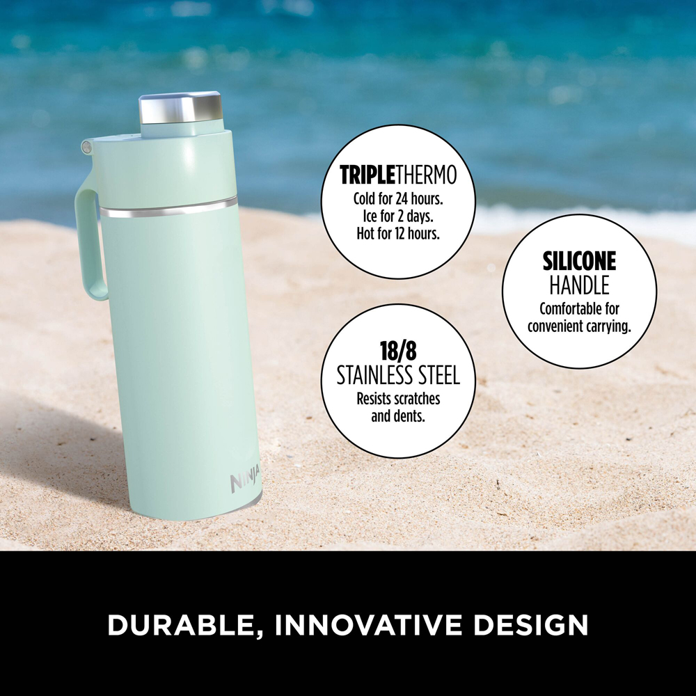 Ninja Thirsti Mint Travel Bottle 530ml Image 5