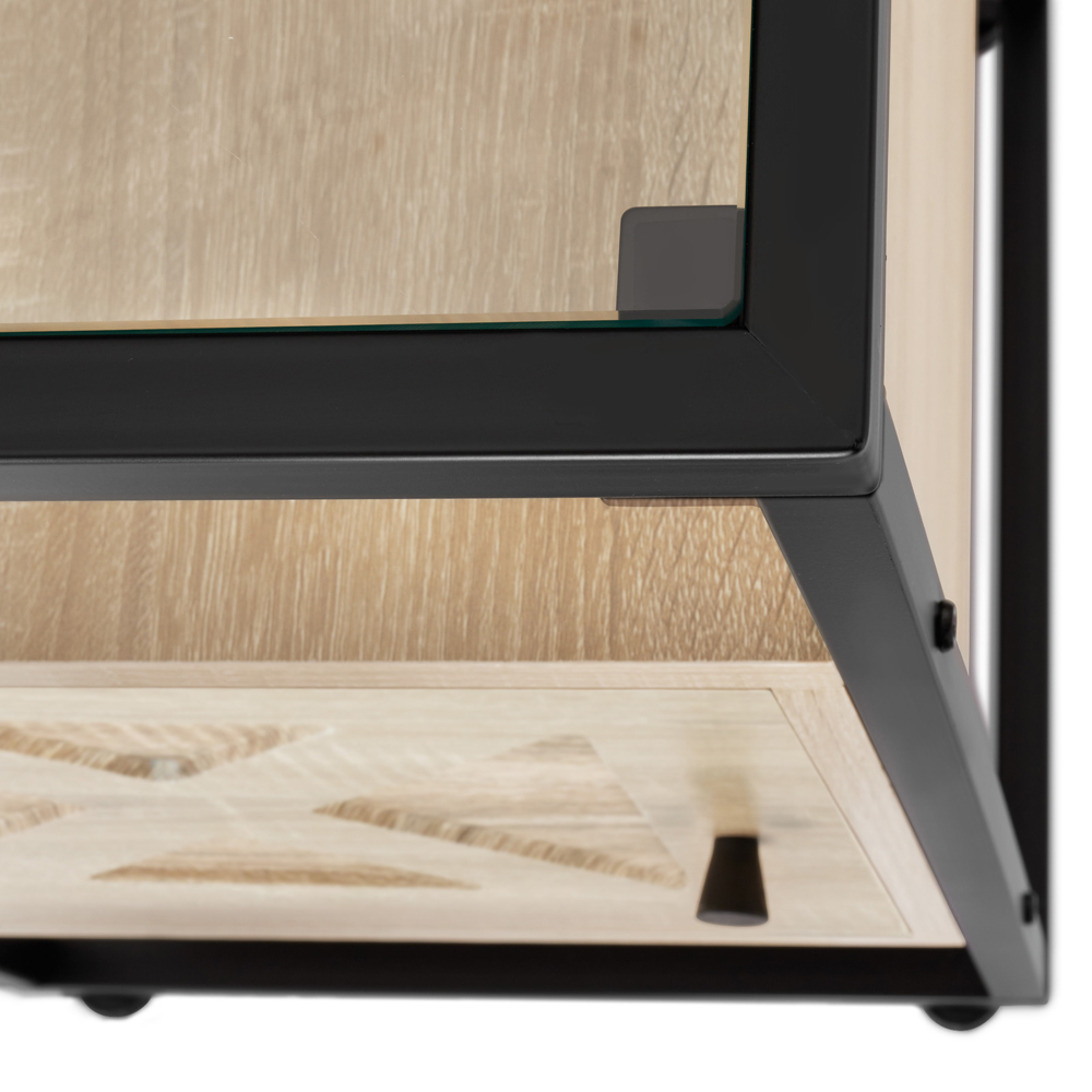 tectake Kidderminster Light Wood Oak Sonoma Bedside Table Image 6