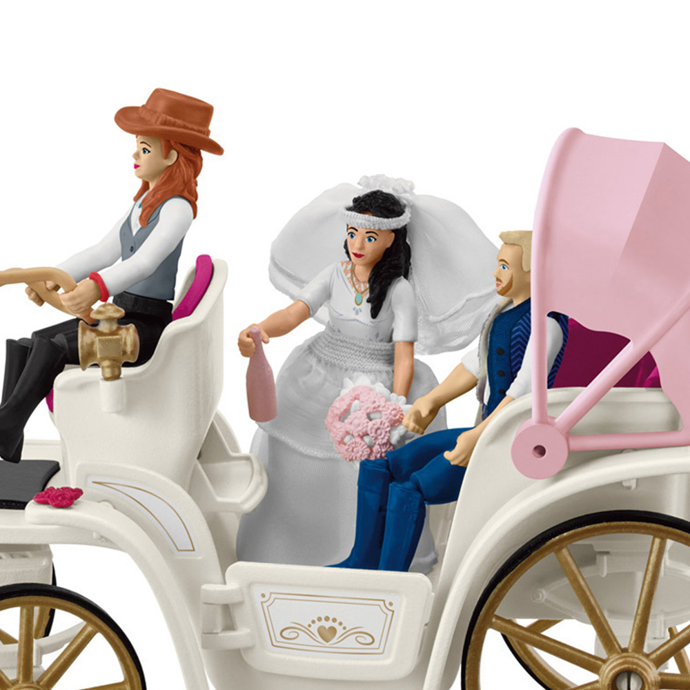 Schleich Horse Club Wedding Carriage Toy Playset Image 2