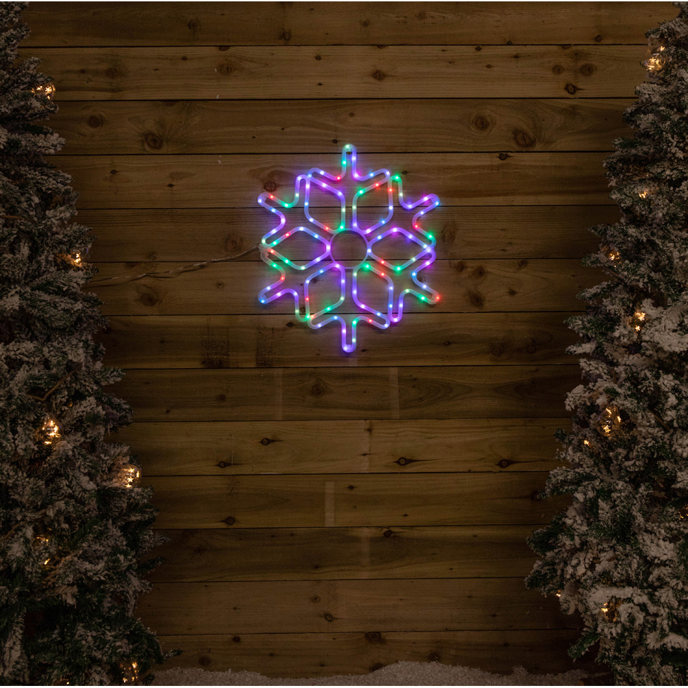Samuel Alexander RGB Digital Light up Christmas Snowflake 57cm Image 6