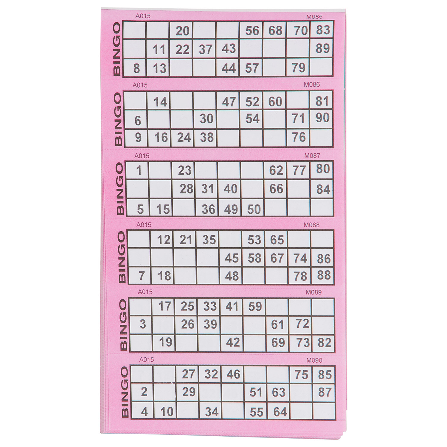 1 to 600 Bingo Tickets Book - Multicolour Image 6