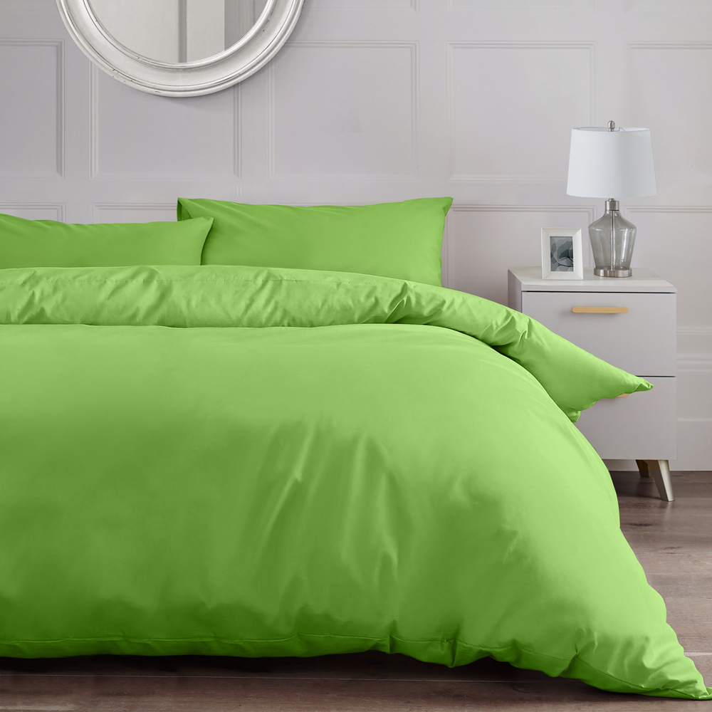 Velosso Double Lime Plain-Dyed Duvet Cover Set Image