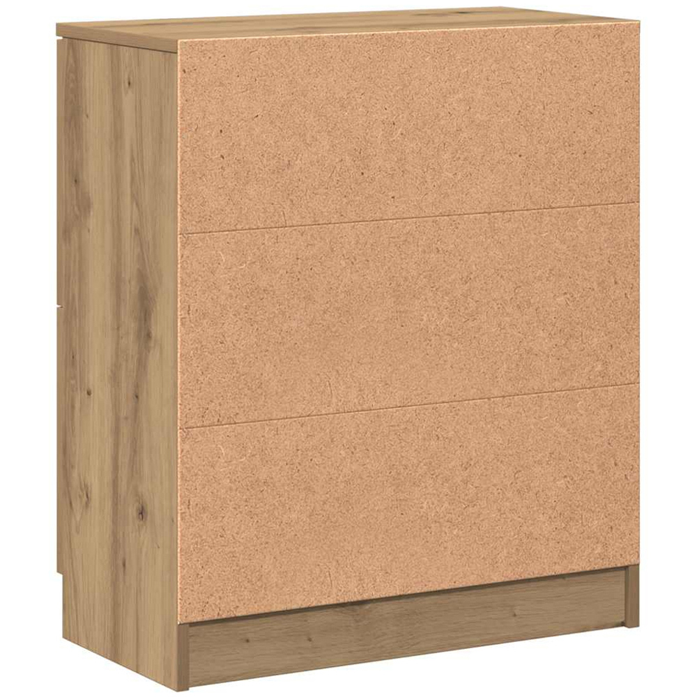 vidaXL 4 Door Artisan Oak Sideboard Image 7