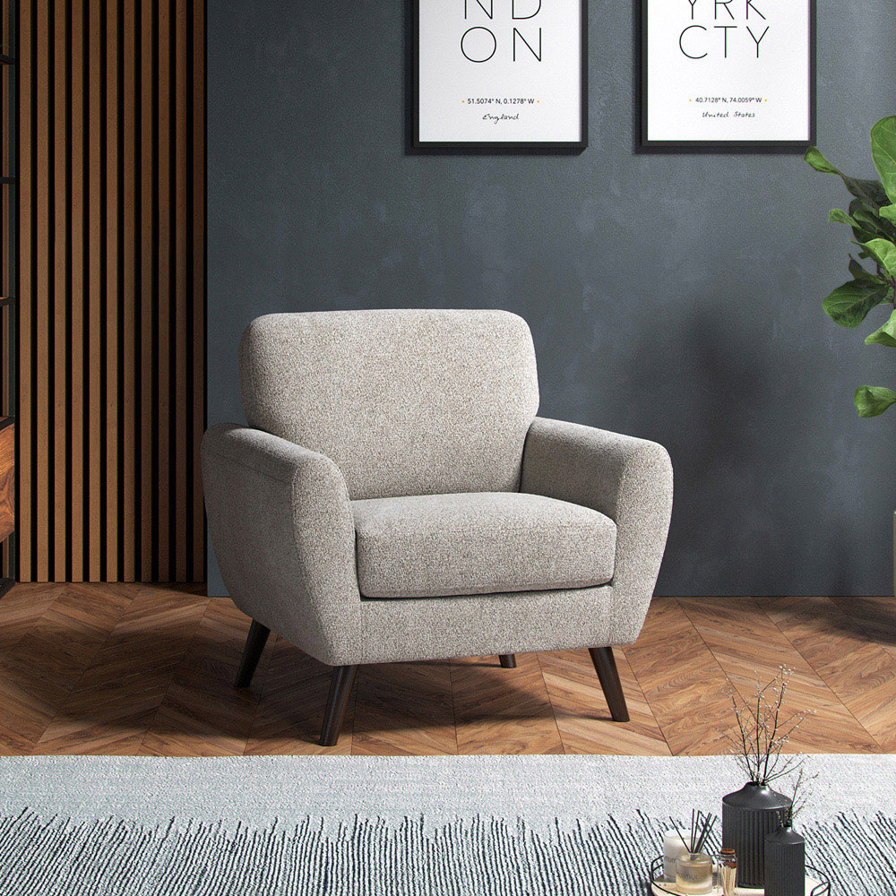 Matlock 5 Seater Linen Boucle Fabric Sofa Suite Image 7