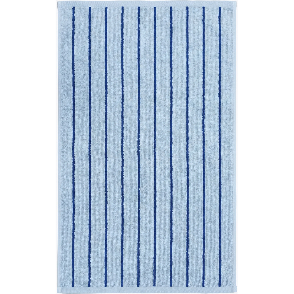 Allure Bath Fashions Light Blue and Dark Blue Strand Striped Bath Towel 70 x 130cm 2 Pack Image 3