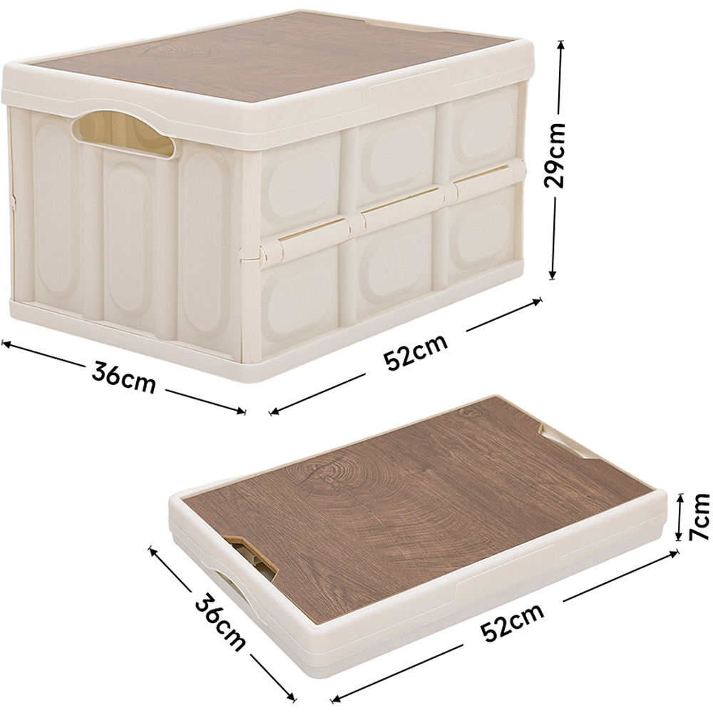 Living and Home 55L Pink Foldable Outdoor Camping Storage Box Image 8