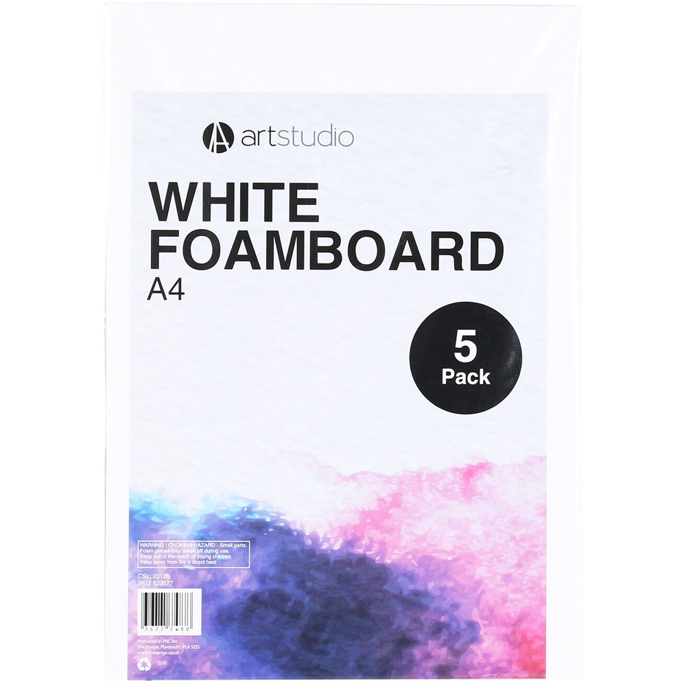 Art Studio White Foamboard - A4 Image