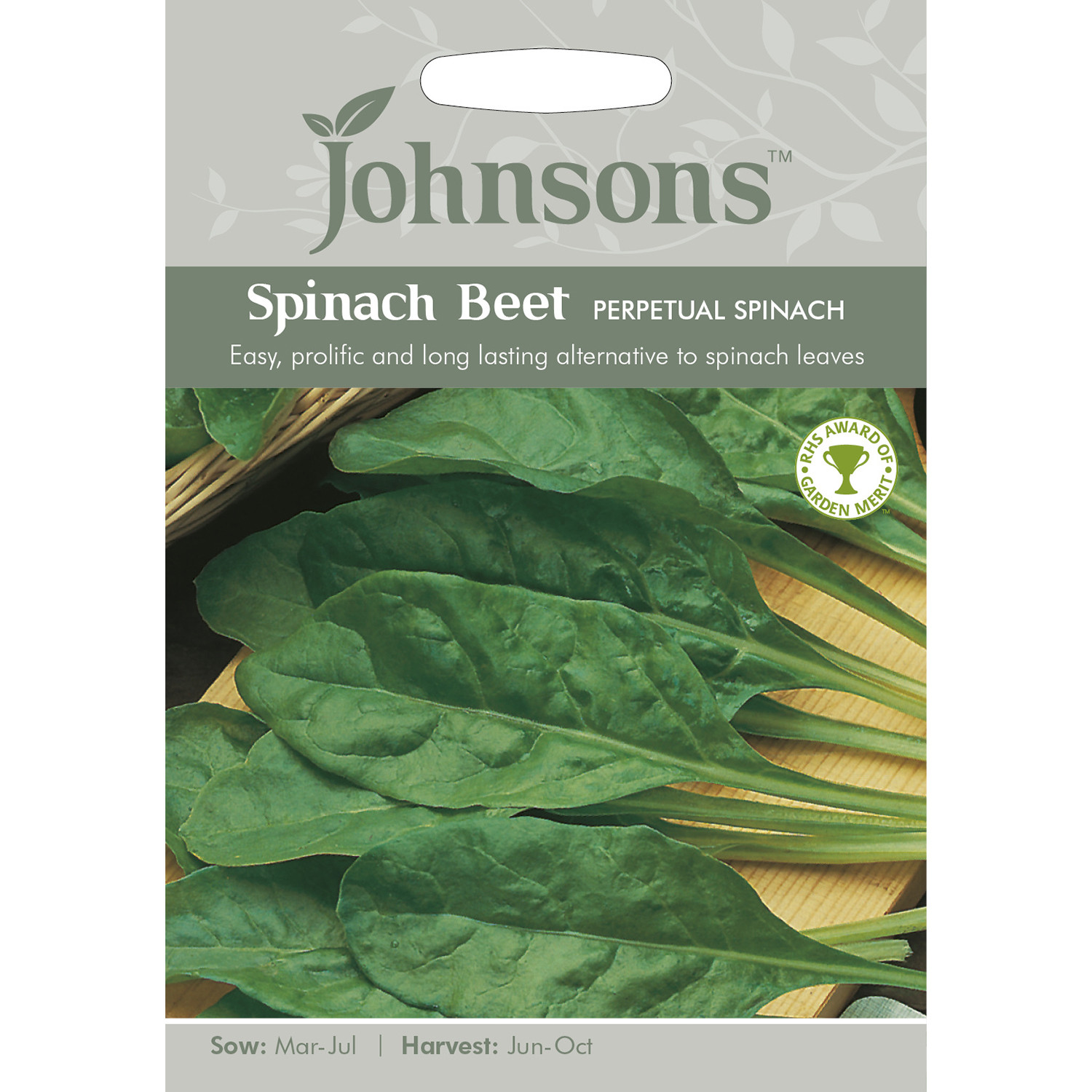 Johnsons Perpetual Spinach Beet Seeds Image 2
