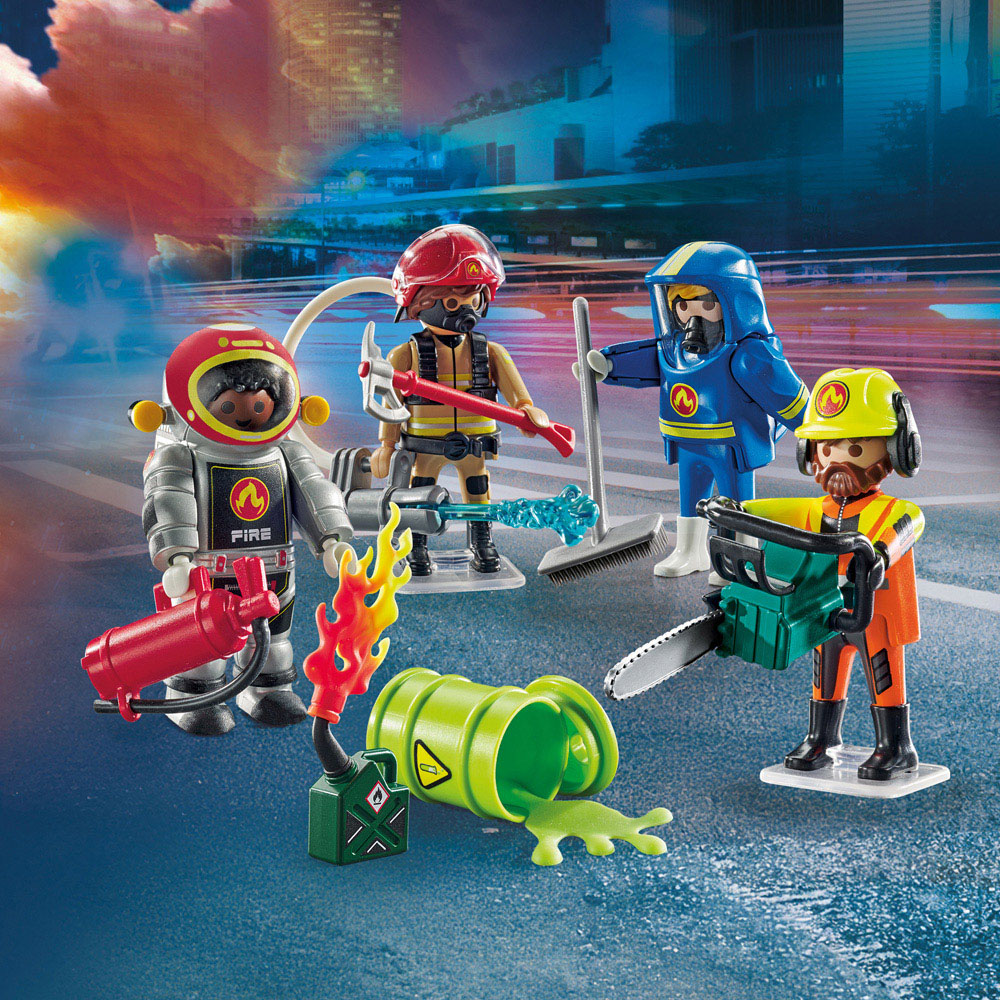 Playmobil My Figures Fire Rescue Playset 70 Piece Image 4