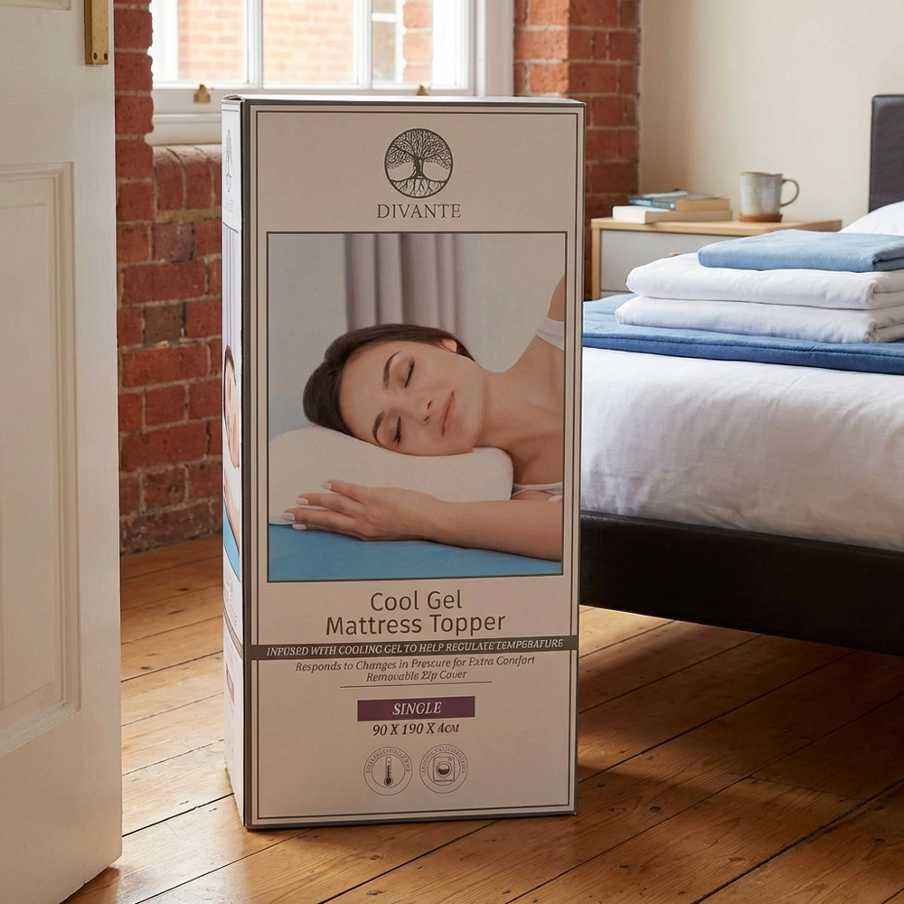 Divante Single Cool Gel Mattress Topper Image 5