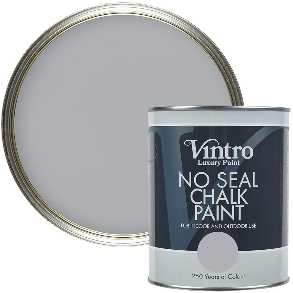 Vintro Paint Lincoln Grey No Seal Chalk Paint 1L Image 1