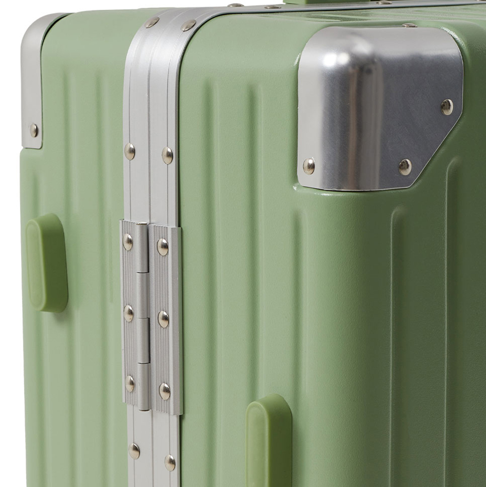 H&O Direct 20 inch Green Carry On Hard Shell Luggage Suitcase Image 5
