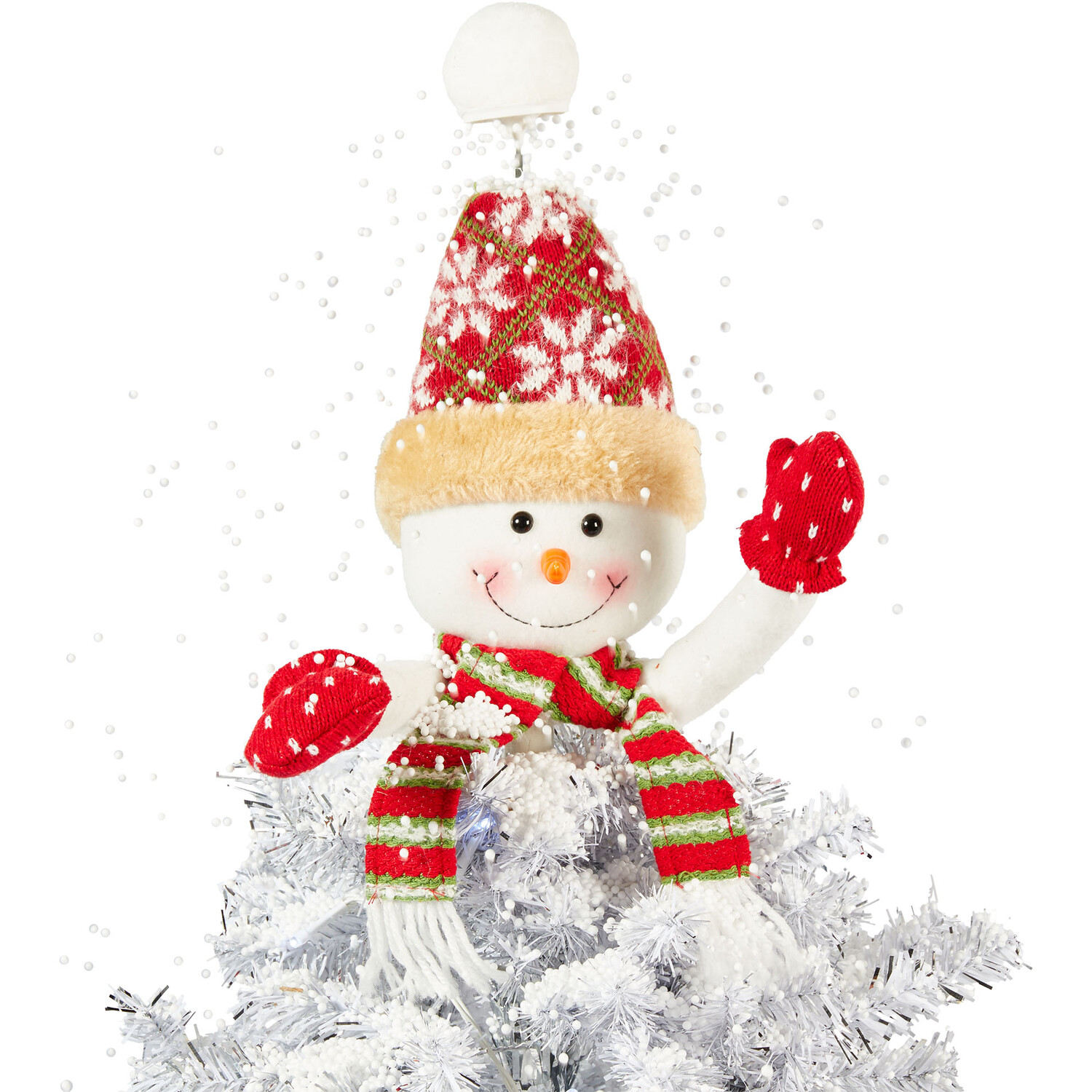 Musical LED Snowman Snowing Tree - Multicolour Image 3
