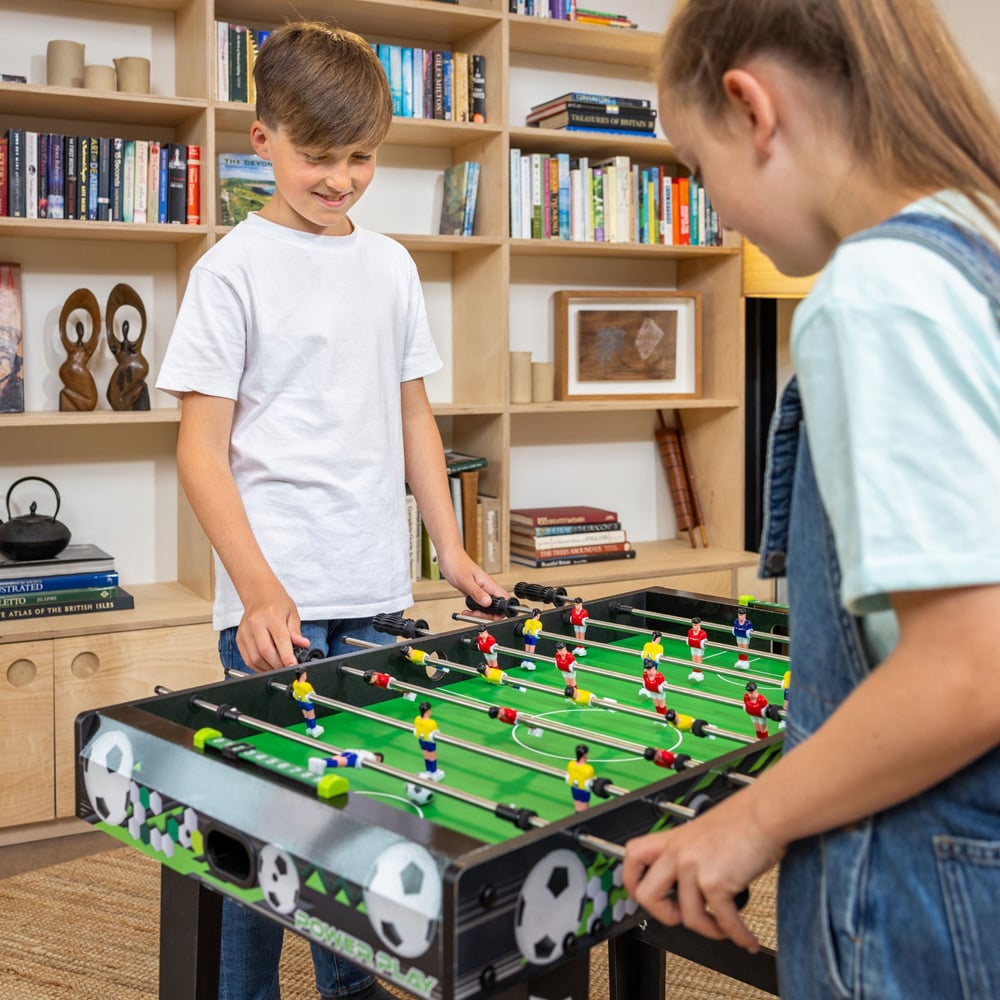 Toyrific 3ft Black Stand Up Football Games Table Image 7