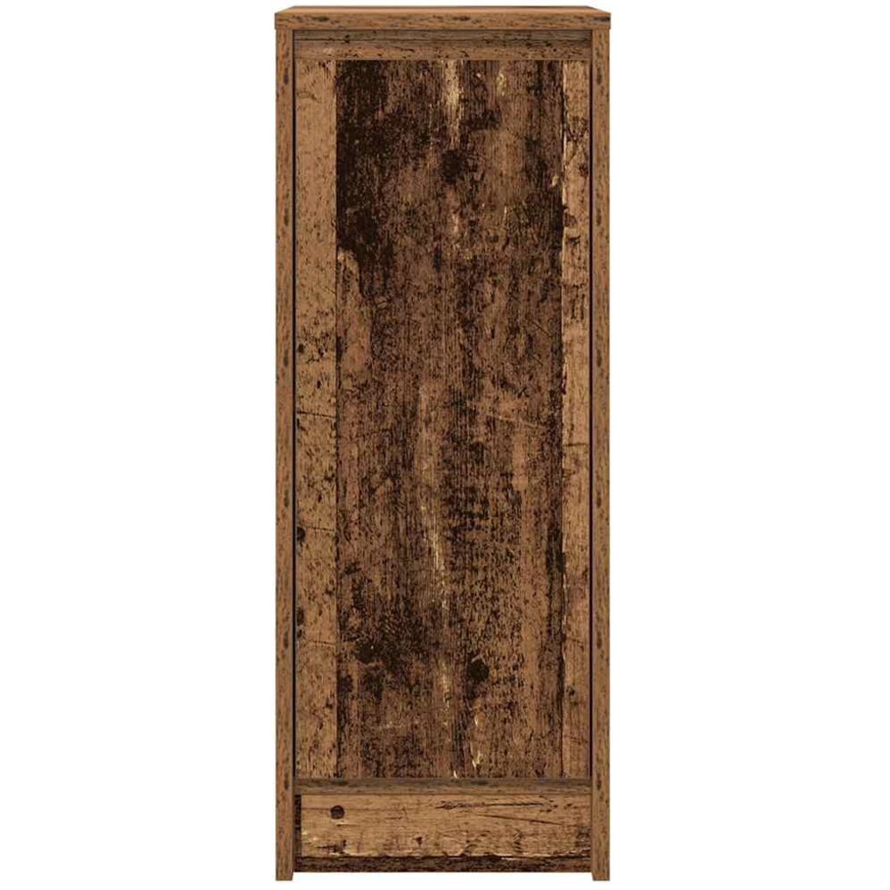 vidaXL Single Door Smoked Oak Sideboard Image 5