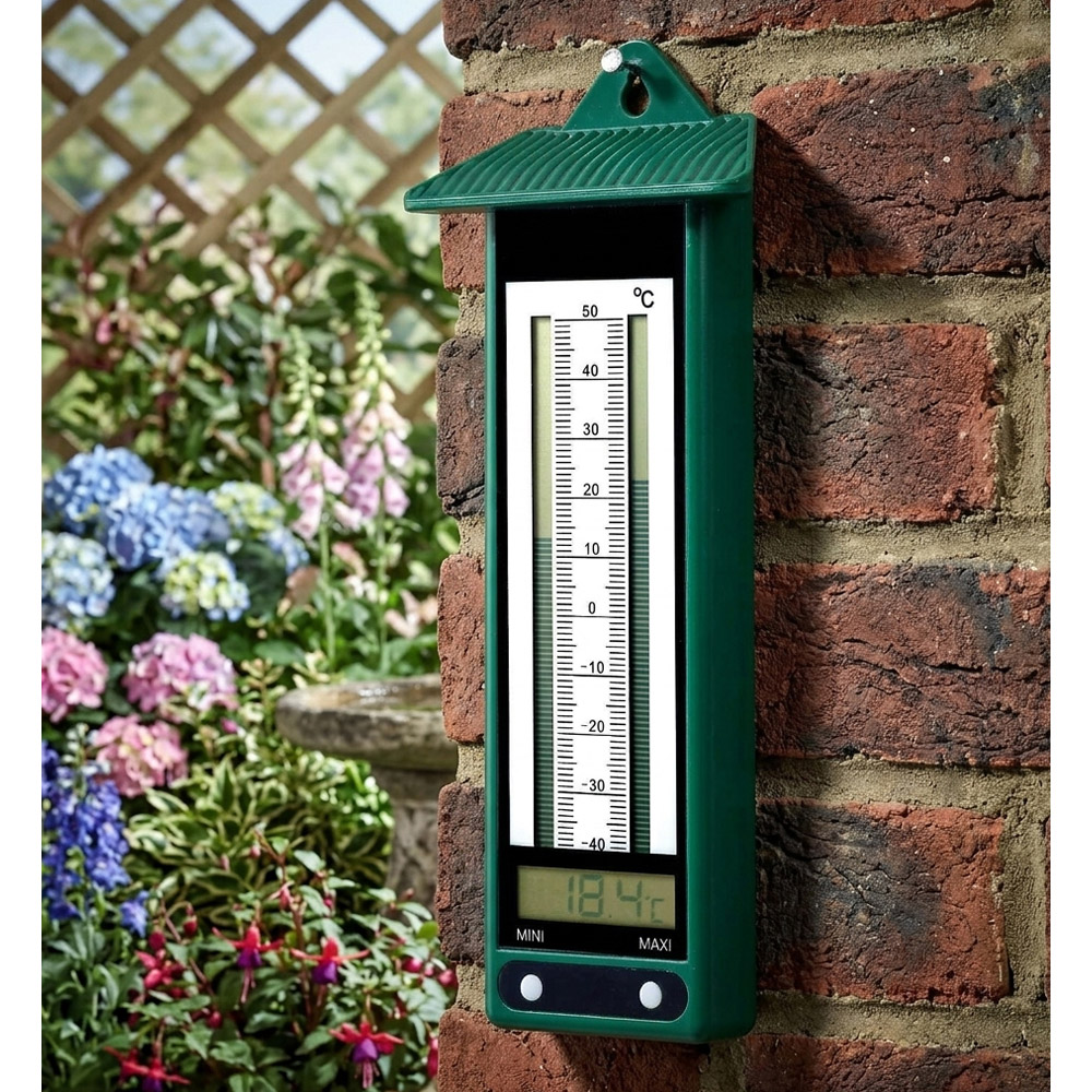 Avilo Green Outdoor Thermometer with Min and Max Display Image 4