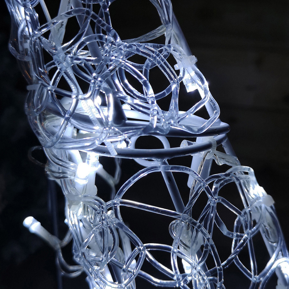 Samuel Alexander Warm and Cool White LED Soft Acrylic 2D Shooting Christmas Star 1.2m Image 3