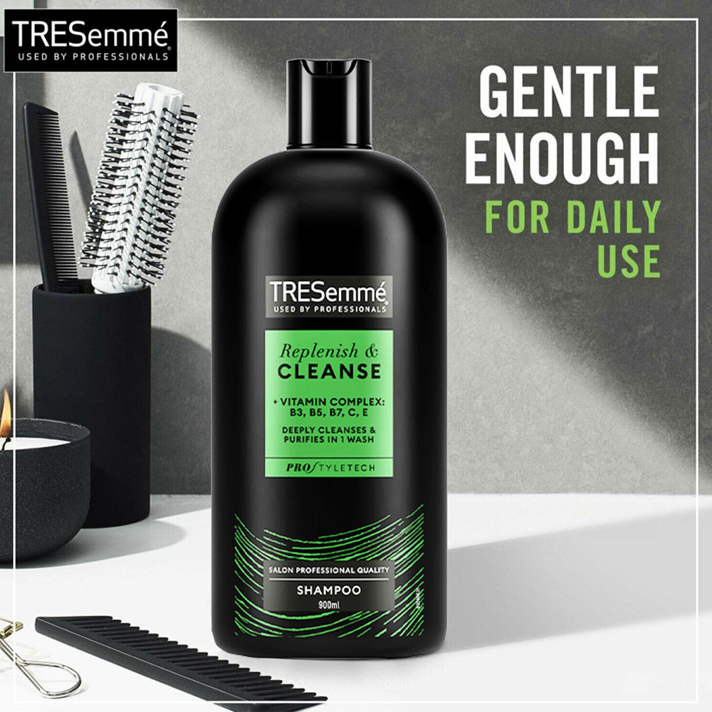 TRESemme Cleanse and Replenish Remoisturising Shampoo 900ml 4 Pack Image 7