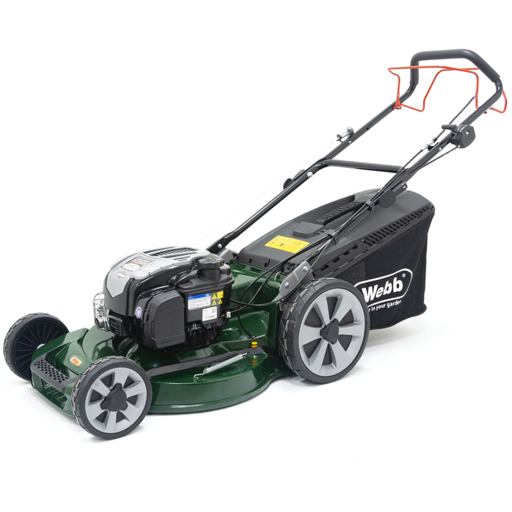 Webb 53cm Alloy Deck Disc Bladed Self Propelled Petrol Rotary Lawn Mower Image 2