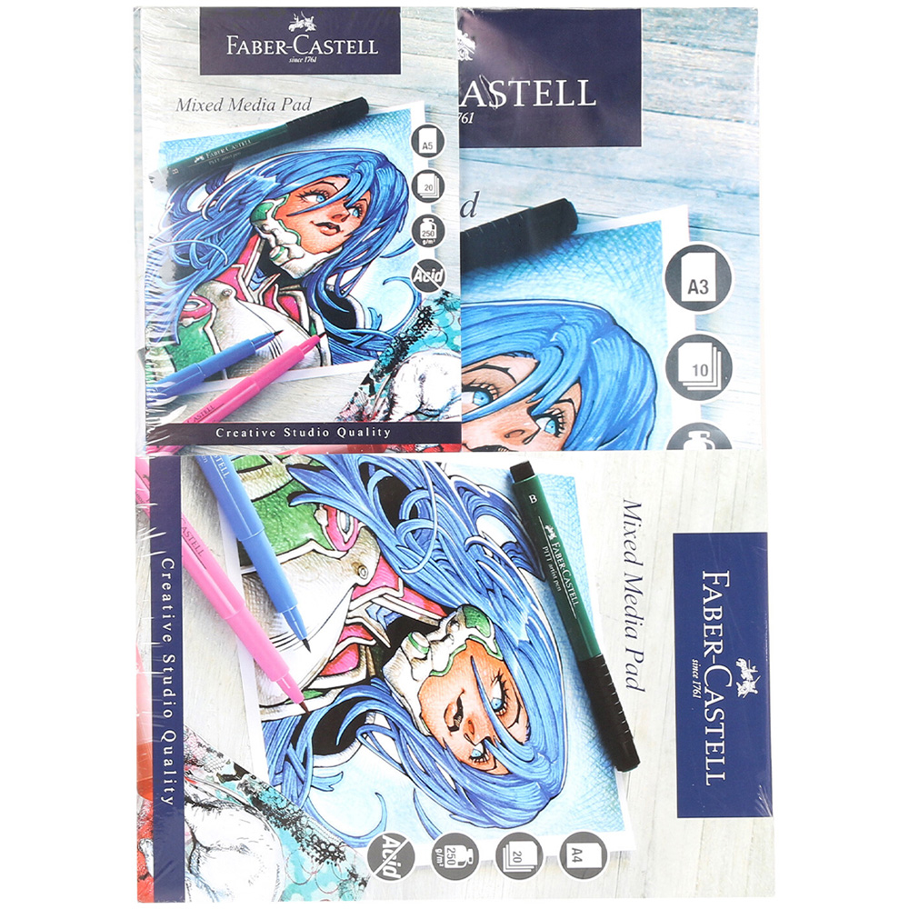 Faber Castell Mixed Media Sketchpad Set Image