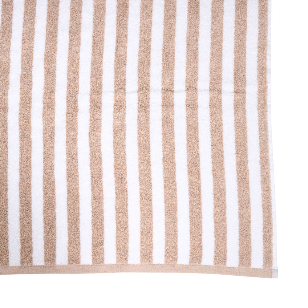 Neutral Stripe Towel Hand Towel Image 3