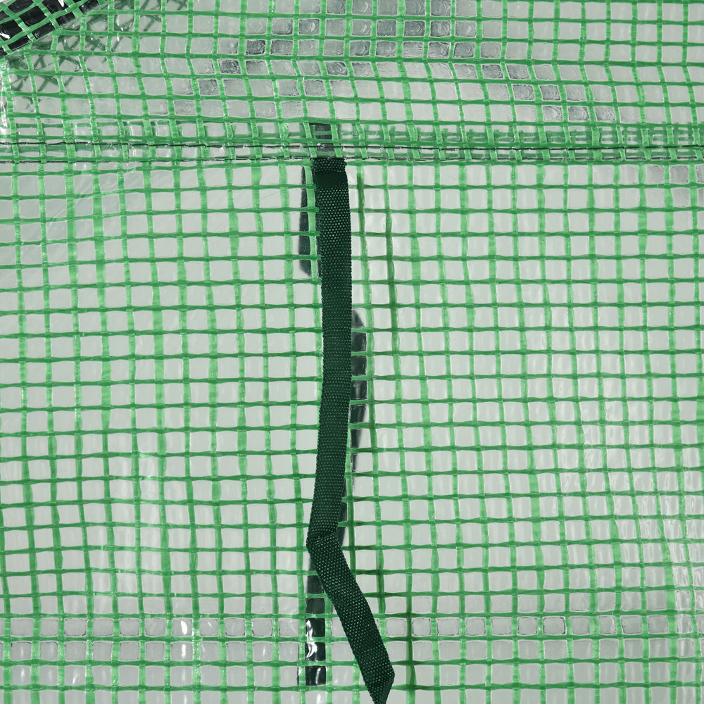 Outsunny Green 4 x 4ft 2-Tier Greenhouse Image 3