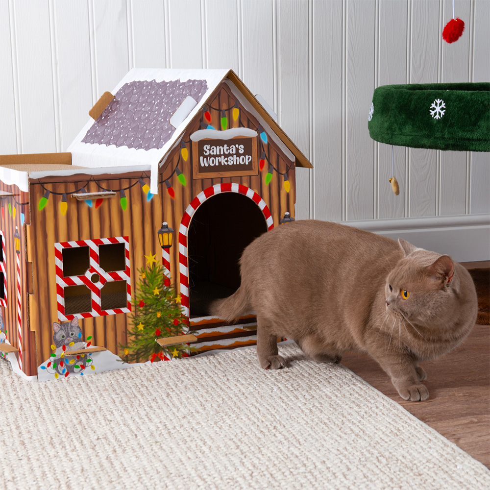 Santa Workshop Cat Scratcher Image 2