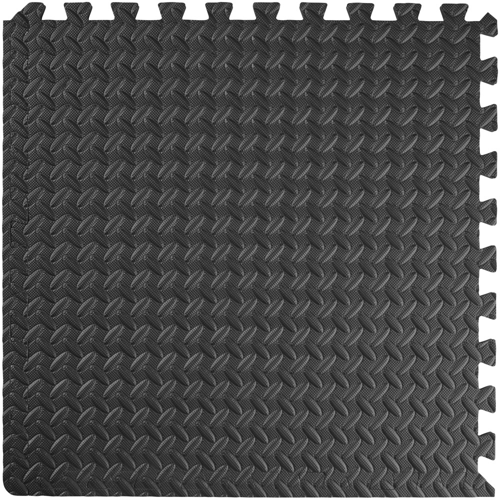 tectake Black Interlocking Gym Mat 24 Pack Image 6