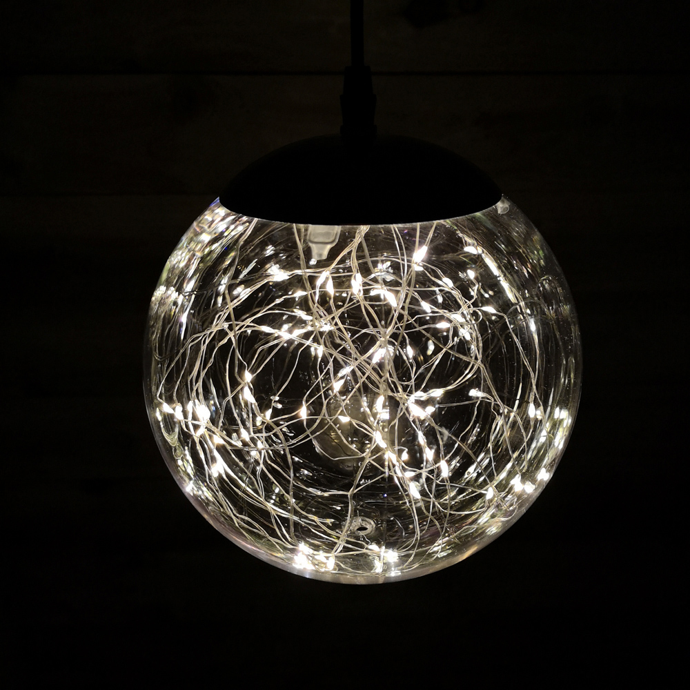 Samuel Alexander Warm White Operated LED Ball Christmas Decoration 20cm Image 2